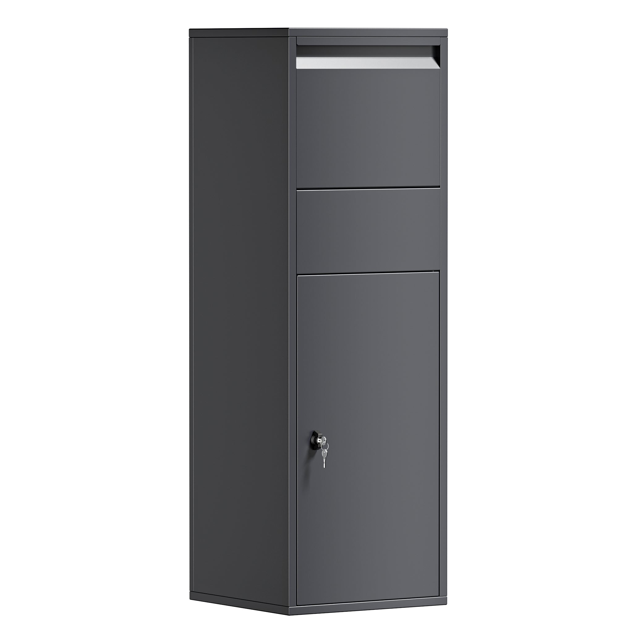 Cassetta postale portapacchi antracite per pacchi medi e piccoli Parcel box