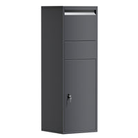 Cassetta postale portapacchi antracite per pacchi medi e piccoli Parcel box