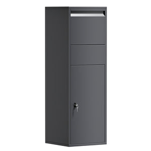 Cassetta postale portapacchi antracite per pacchi medi e piccoli Parcel box