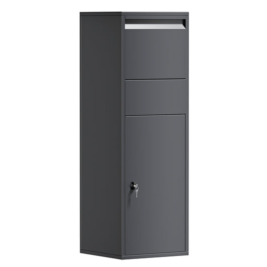 Cassetta postale portapacchi antracite per pacchi medi e piccoli Parcel box
