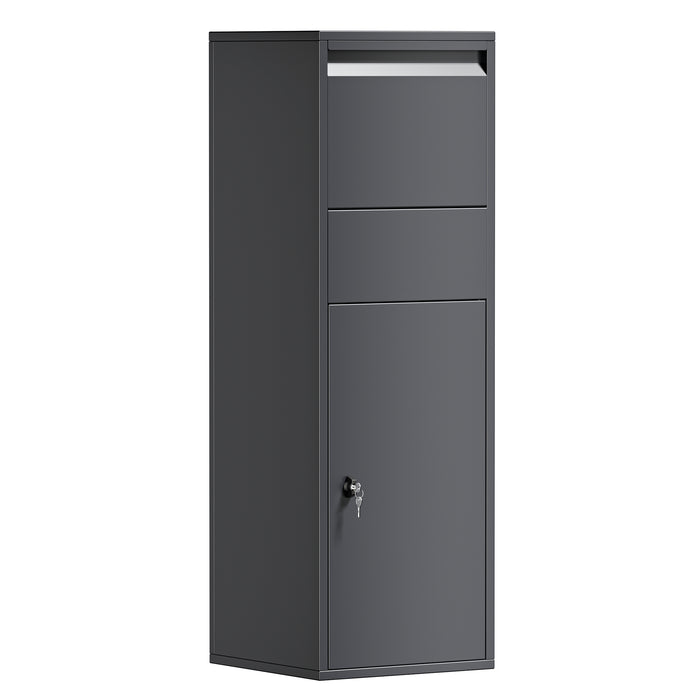 Cassetta postale portapacchi antracite per pacchi medi e piccoli Parcel box