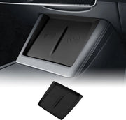 Matrice Antislip per Auto per Model 3 Tesla 2024 con Silicagel, Piatto per Smartphone con Protezione Antislip e Supporto per Caricatore Inductivo