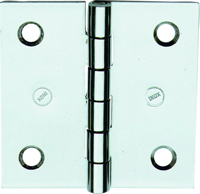 CERNIERA INOX NAUTICA ART.850IN MM.60HX50 PERNO FISSO 12 PZ.