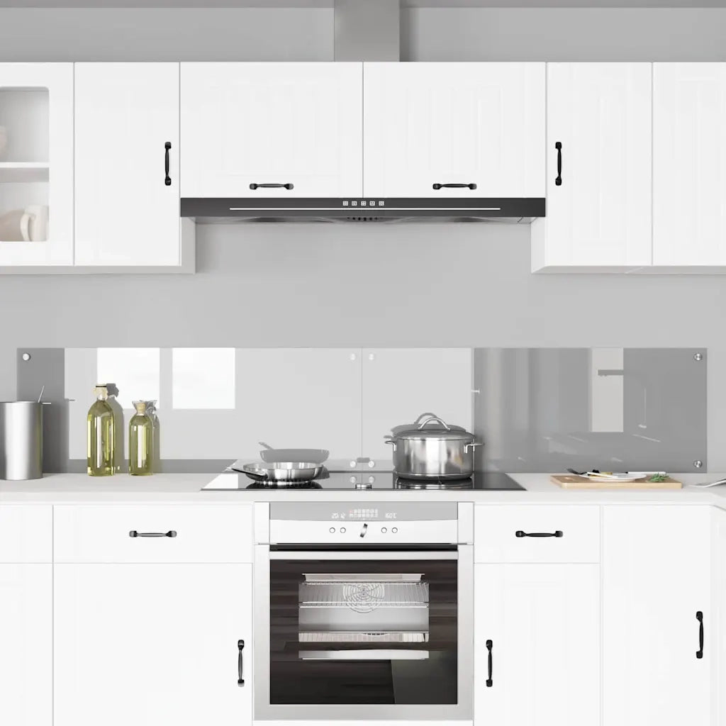 Schienale da cucina 2 pcs Grigio chiaro 110 x 40 cm 3415500