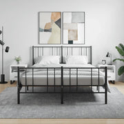 Comodini 2 pz-Set di 2 Tavolino da notte Bianco Lucido 40x35x47,5 cm in Legno Multistrato 877771