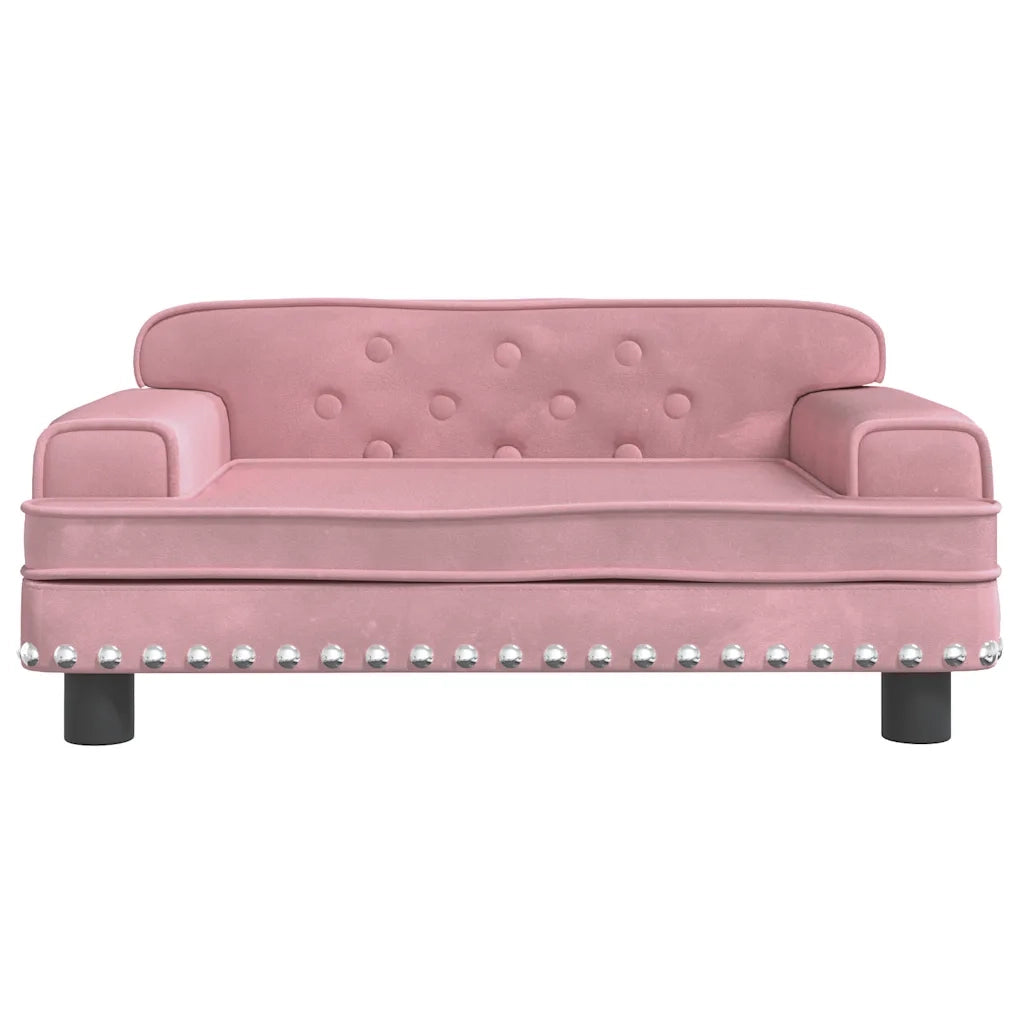Divano per Bambini Rosa 70x45x30 cm in Vellutocod mxl 93857