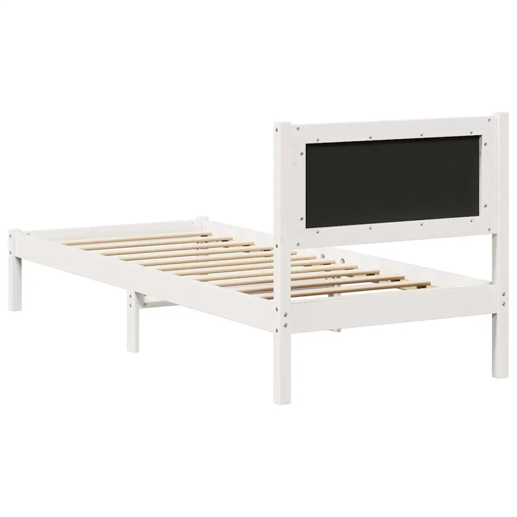 Struttura del letto Grigio chiaro 80 x 190 cm Pino massello 878163