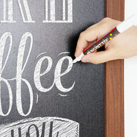 Lavagna con Cornice in Legno 40x60cm in Legno Dark Wood