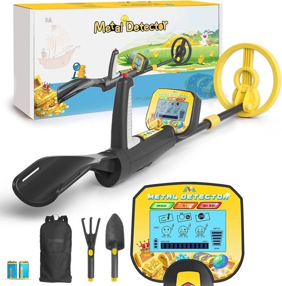 Detettore di Metallo per Bambini con Display LCD e Pozzo di Ricerca Idrogrado - 7,5 Pollici Molto Sensibile con Modalità DISC per Principianti