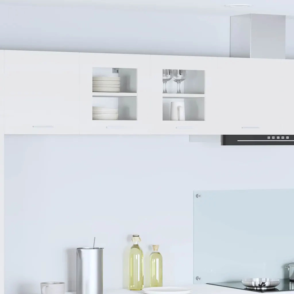 Armadio pensile 2 pcs Bianco 40 x 31 x 40 cm Legno multistrato 884195