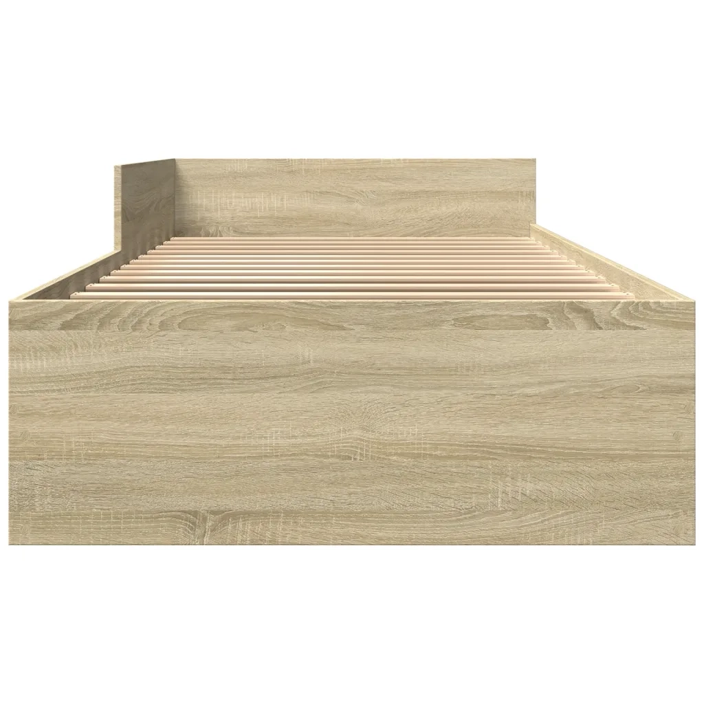 Giroletto senza Materasso Rovere Sonoma 75x190 cm in Truciolato