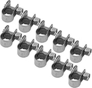 Assortimento di Viti per Tubi 10 pezzi - Viti per Tubi RVS 6-20 mm - Durata Elevata e Resistenza ai Colpi - Progetto Antiscivolo - Installazione Facile - Prestazioni affidabili - Viti per Tubi