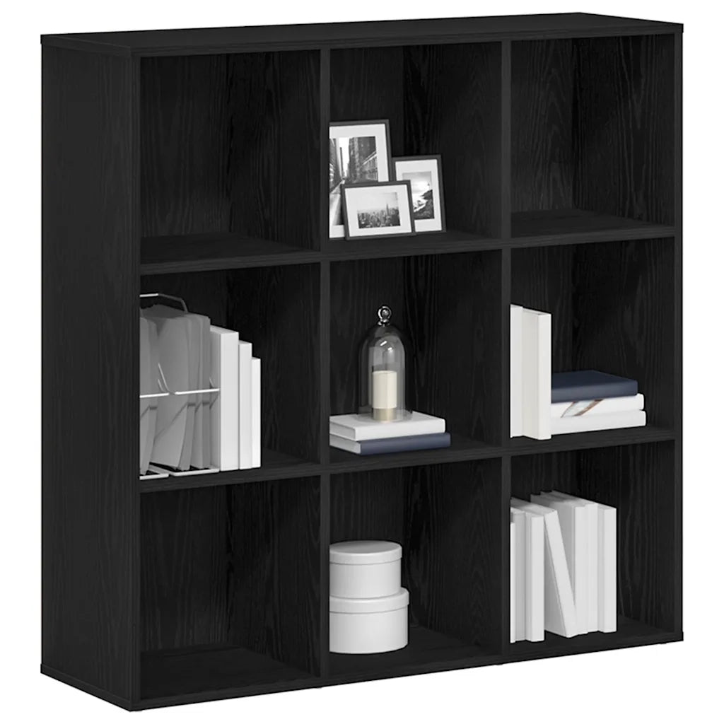 Mobile libreria Rovere Nero 98x29x97,5 cm in Legno Multistrato 862472
