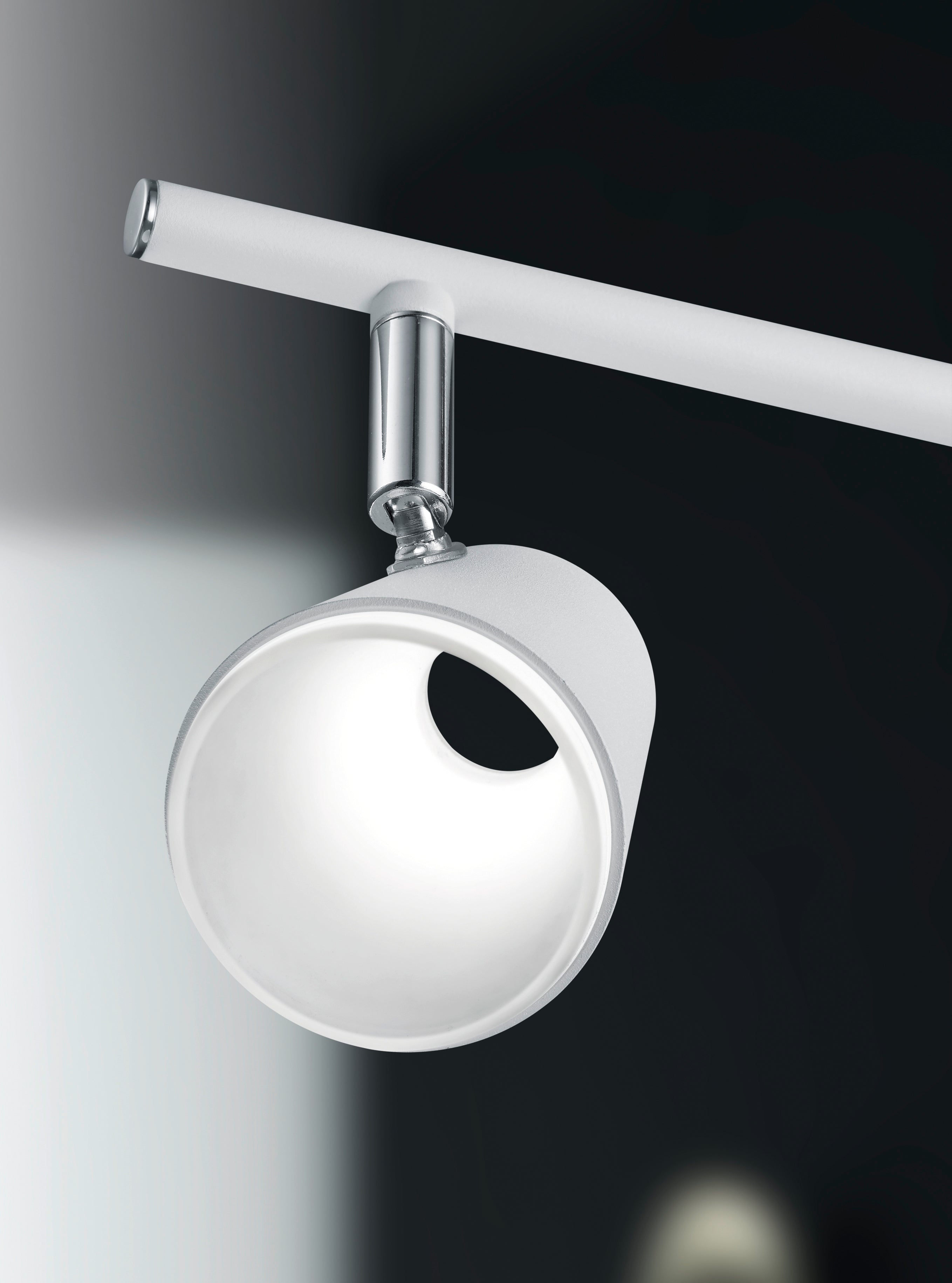 Faretto da Interno a LED in Metallo Bianco Opaco