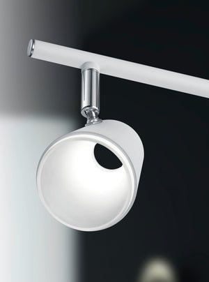 Faretto da Interno a LED in Metallo Bianco Opaco