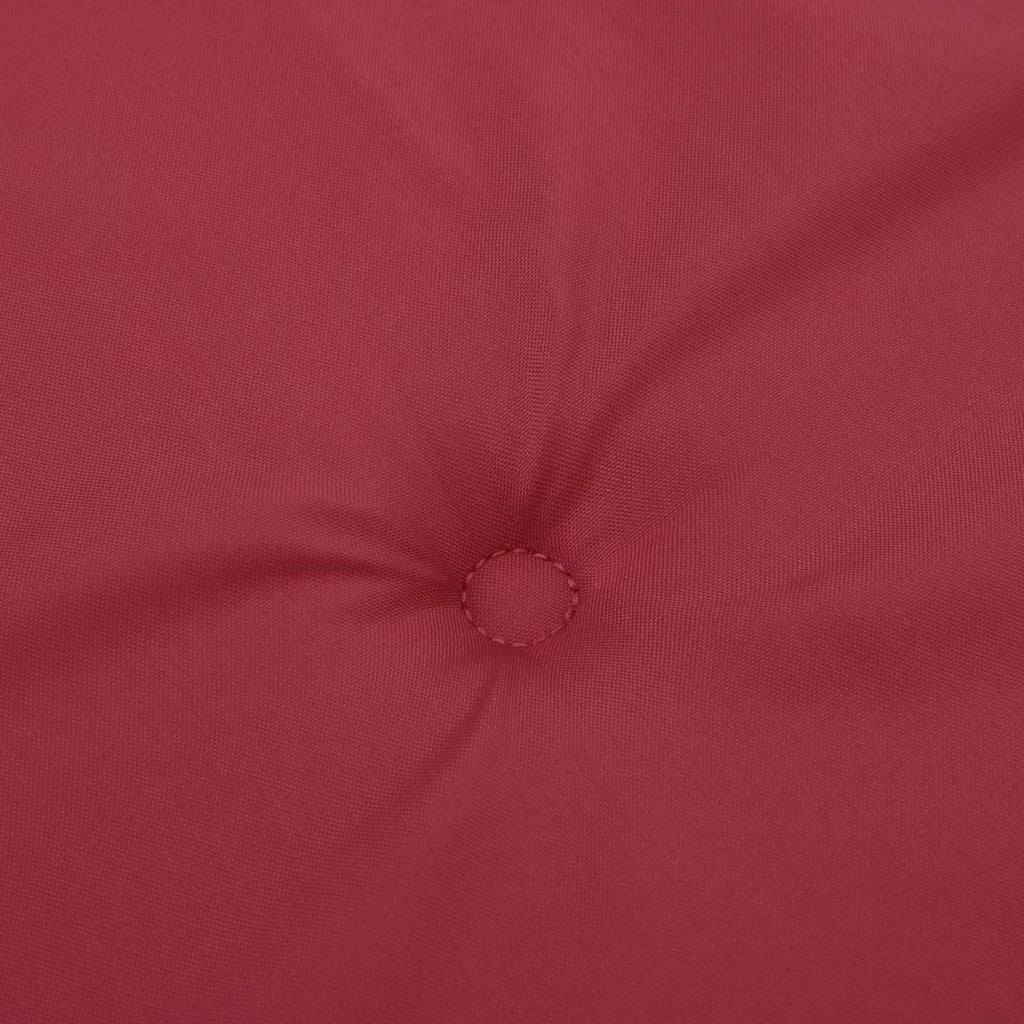 Cuscini per Sedia 6 pz Rosso Vino 40x40x4 cm in Tessuto Oxford 314022