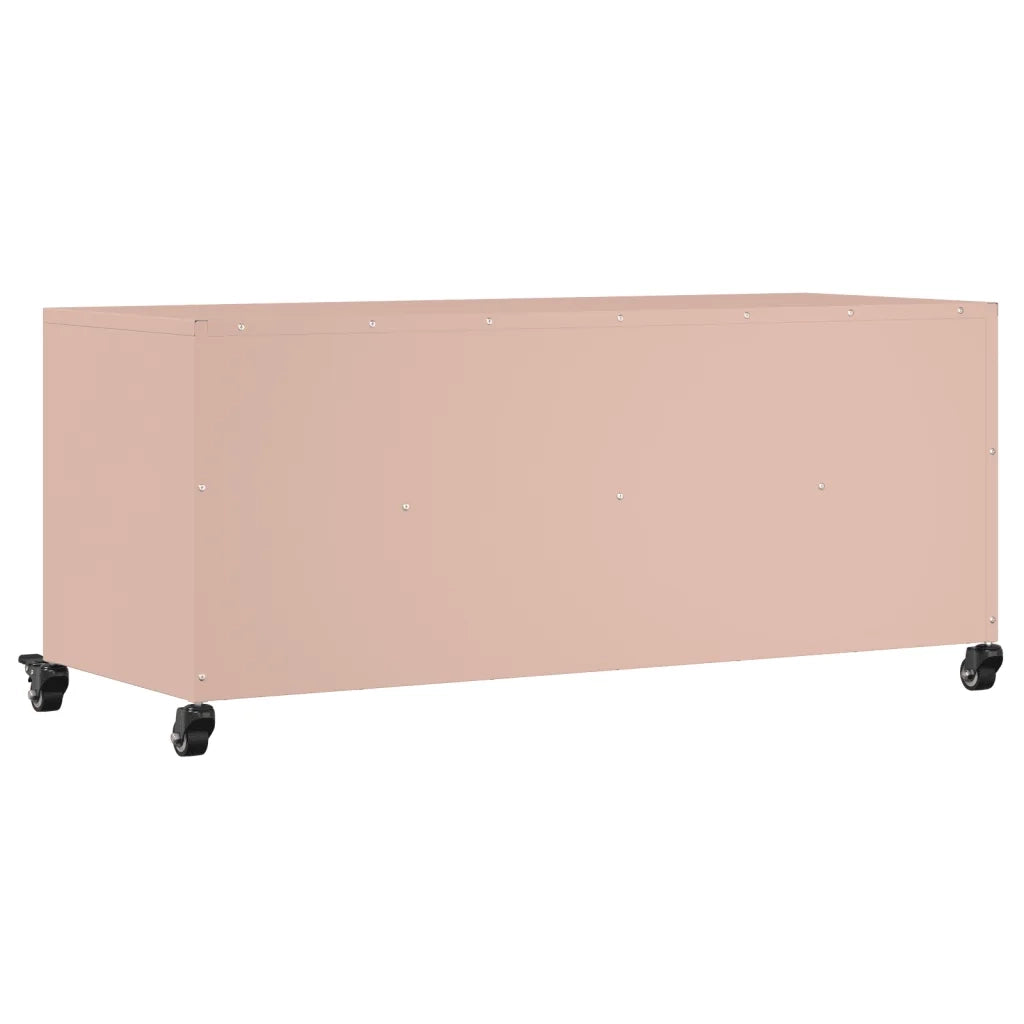 Mobile TV Rosa 100,5x39x43,5 cm in Acciaio 846693
