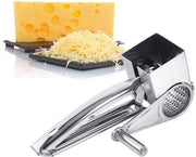 Raspante per formaggio multifunzionale con cassetta, Raspante rotante per formaggio con manubrio, Mulinello per formaggio parmesano, Raspante manuale per formaggio verdure frutta 

Specifiche tecniche: 
- Materiale: RVS 
- Modello: Craft