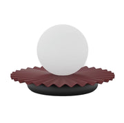 Lampada da tavolo in vetro bordeaux UMBRA Emibig G9