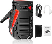 Pacchetto di Avviamento Portatile - 12V, 600A Pico, 27000mAh Batteria Lithio Portatile con Cavi di Avviamento - Per Motrici a Benzina e Diesel fino a 5.0L e 2.0L