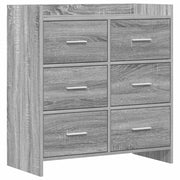 Credenza Sonoma grigio 75 x 33 x 80 cm Legno ingegnerizzato 8011104
