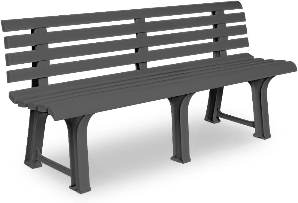 Panca da giardino, Orchidea, da 3 posti, 145 x 49 x 74 cm