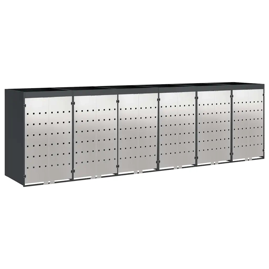 Contenitore per Rifiuti per 3 Bidoni 340 x 77.5 x 115.5 cm