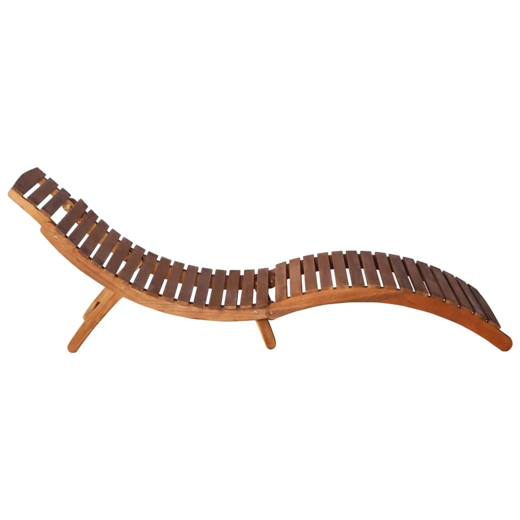 Set di 2 sdraio sedia a sdraio prendisole lettino da giardino terrazza arredamento da esterno con tavolo e cuscini in massello di acacia 02_0012107