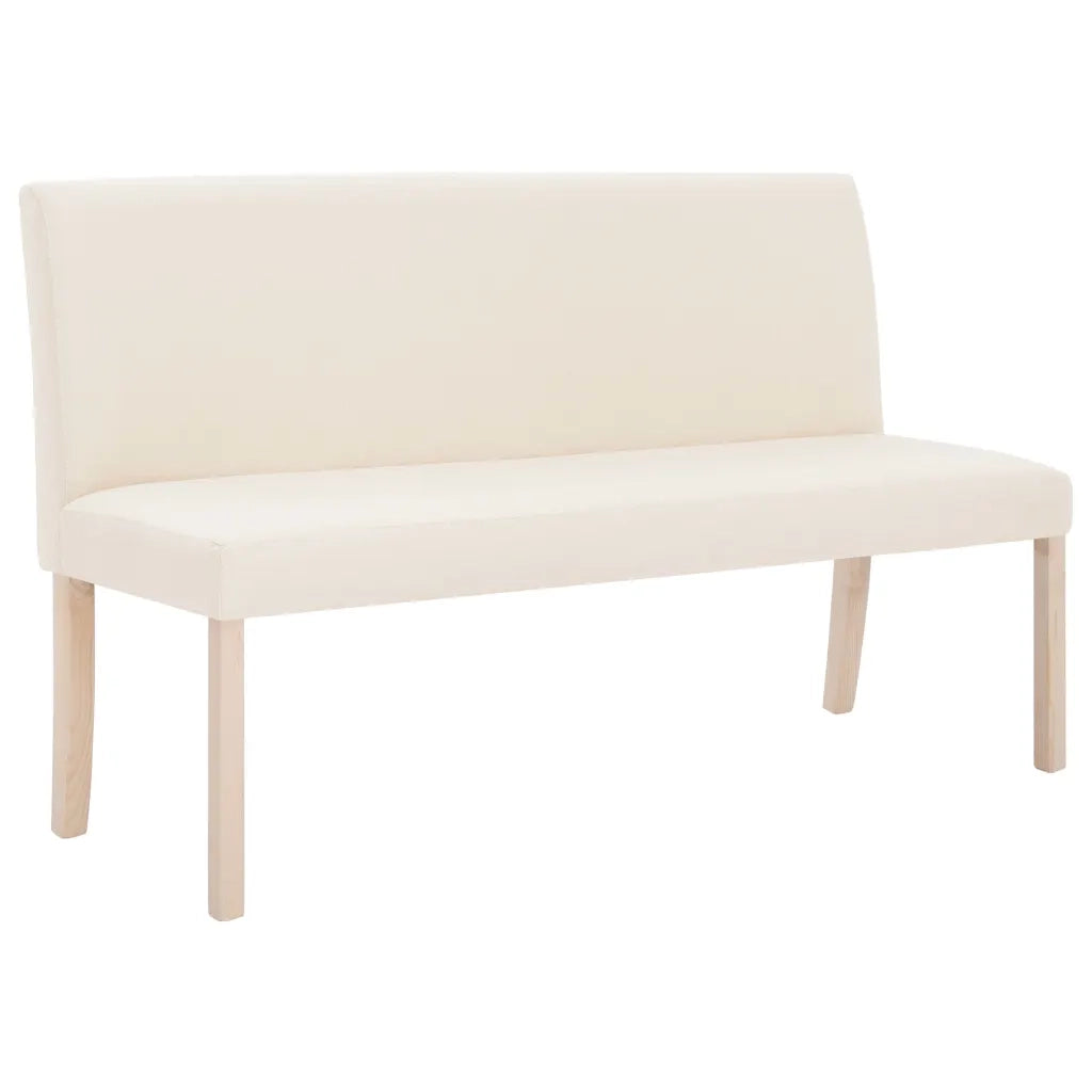 Panca 139,5 cm Crema in Poliestere cod mxl 65108