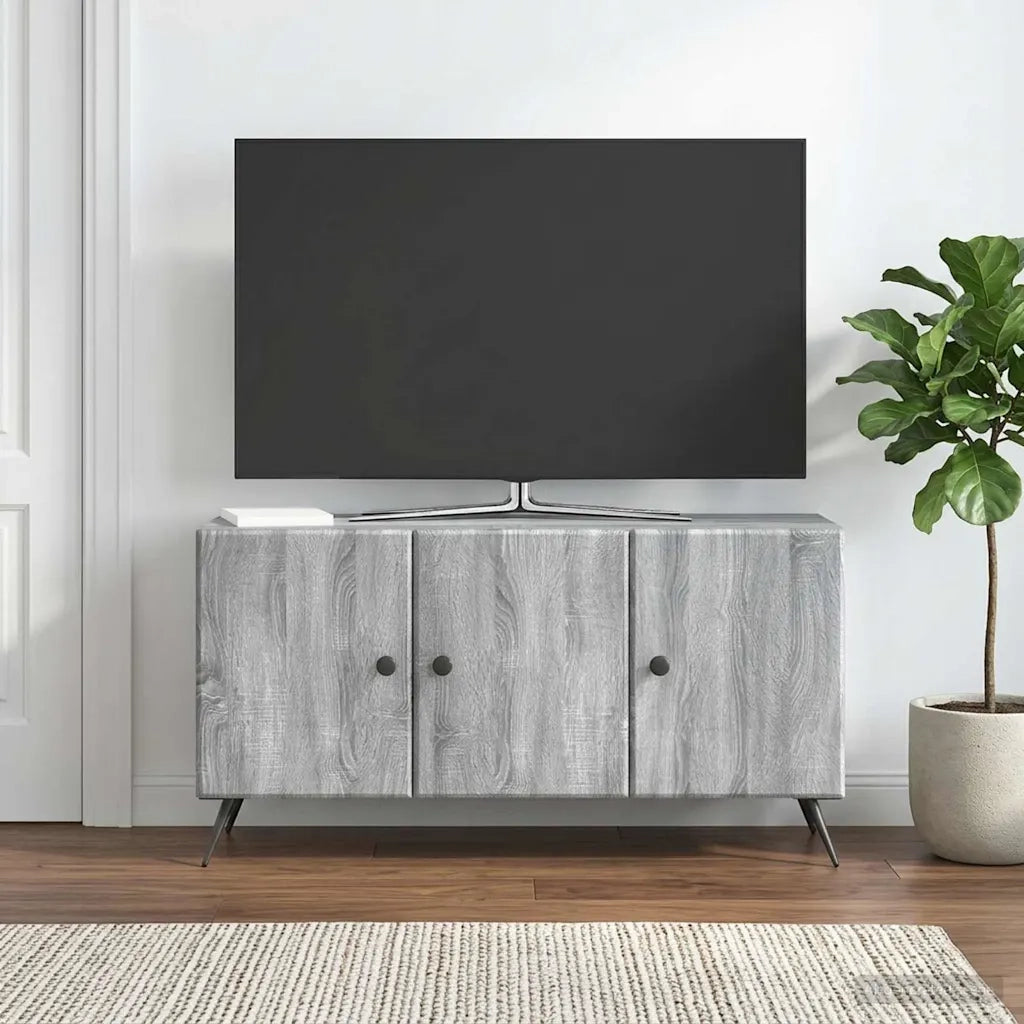 Mobile TV Grigio Sonoma 99 x 34,5 x 50 cm Legno ingegnerizzato 895641