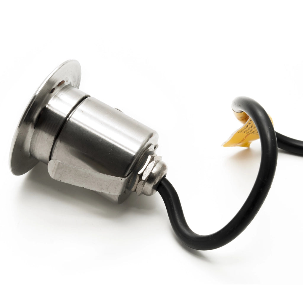 Faretto LED 12V 24V calpestabile tondo 1W segnapassi incasso terreno giardino IP68 LUCE 3000K