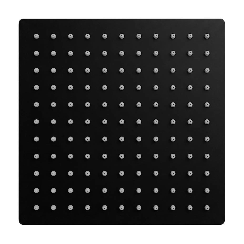 Soffione Doccia Quadrato Rea Js-p015b 25cm Black