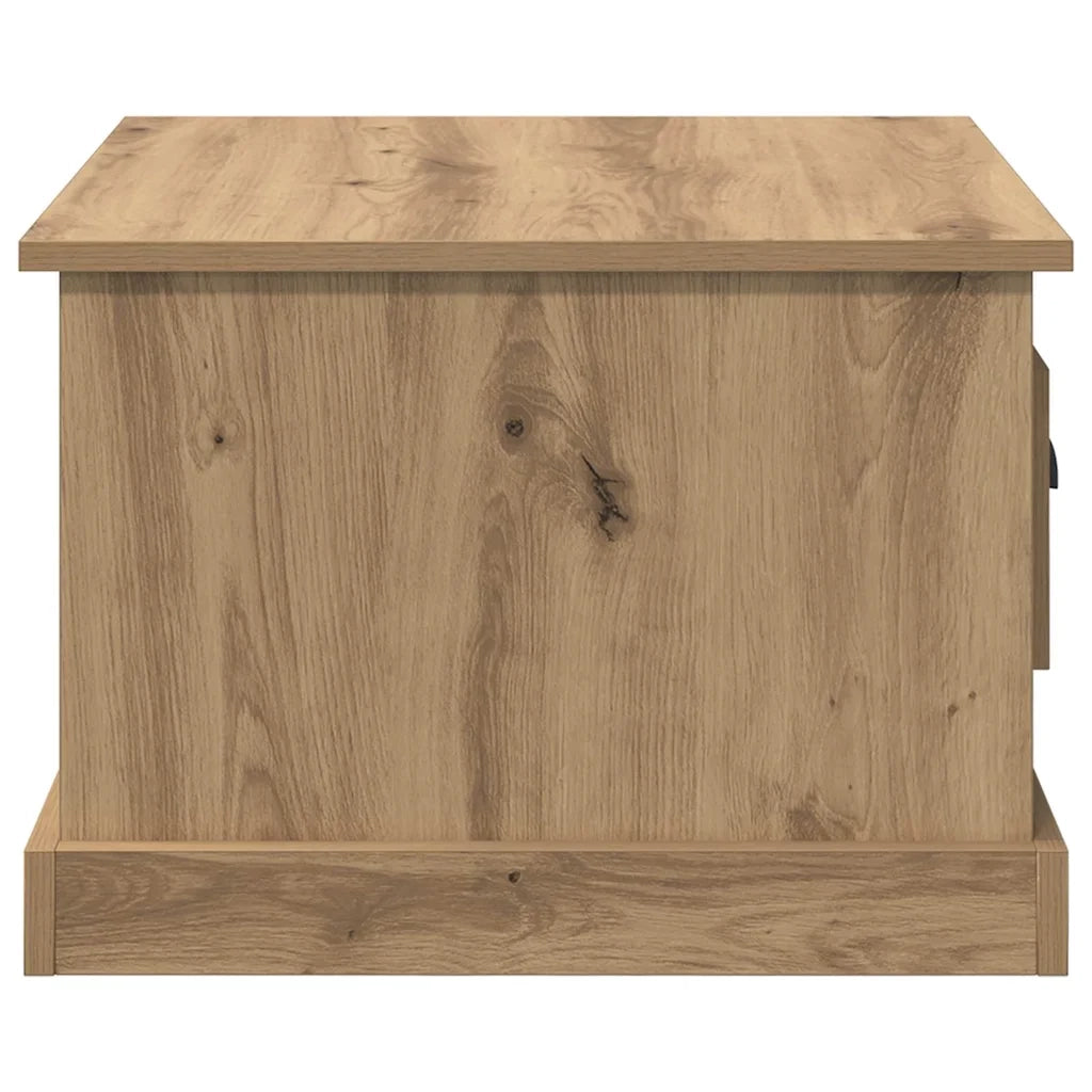 Tavolino da salotto Rovere artigianale 50 x 50 x 35 cm