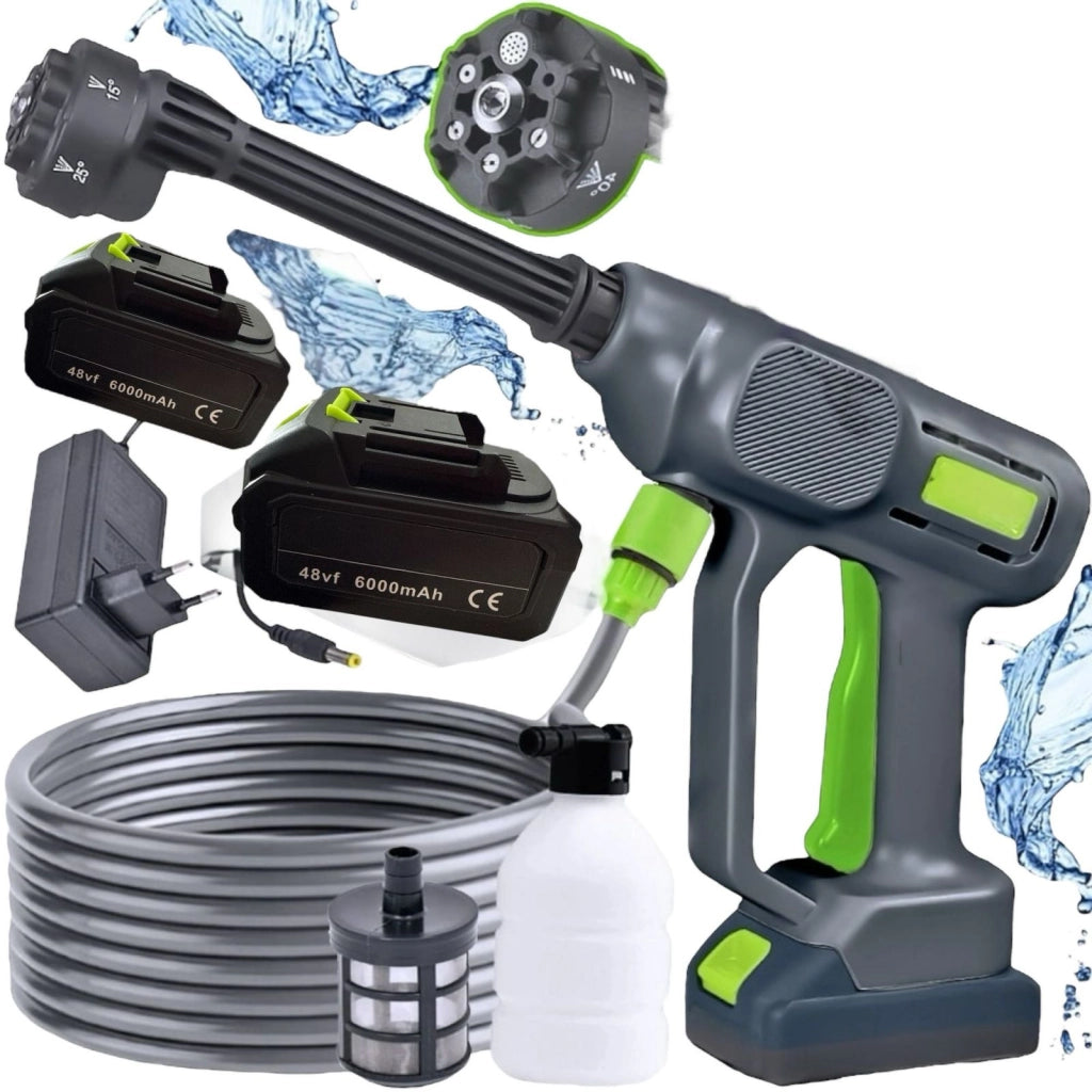 Idropulitrice a doppia batteria 48Vf alta pressione portatile lavaggio auto  JT00