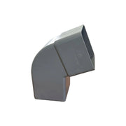 Curva quadra 67.30° per pluviali : Colore - Grigio, Diametro - 80