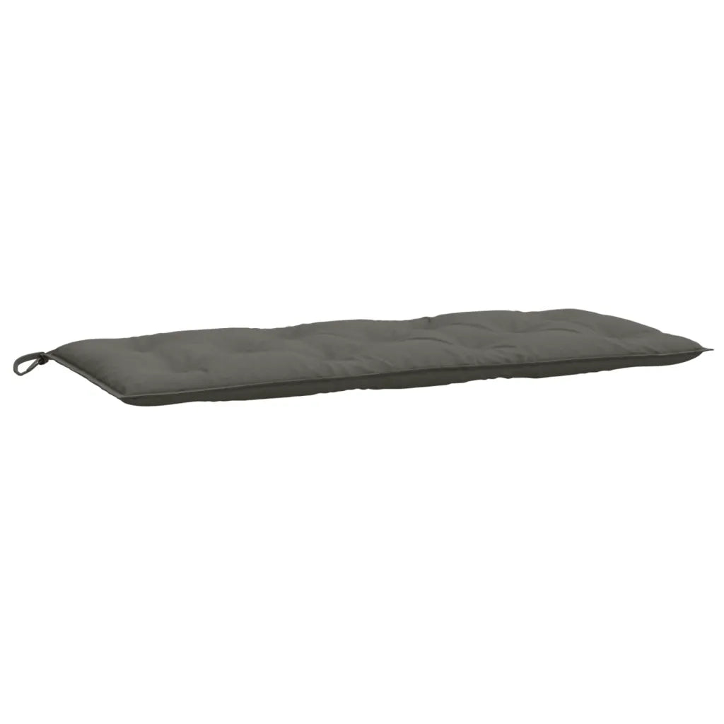 Cuscino Panca Giardino Grigio Scuro MÃ©lange 120x50x7 cm Tessuto