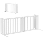 Appendiabiti per Cani Autoportante in Legno ¨C zephmum ¨C 102-183x57x70 cm, Bianco