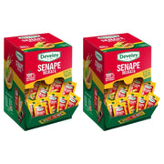 Develey senape delicata salsa 2 box con 100 bustine monoporzione ciascuno