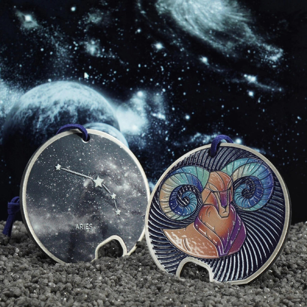 Apribottiglie in metallo KADAX, regalo con segno zodiacale Ariete, resistente