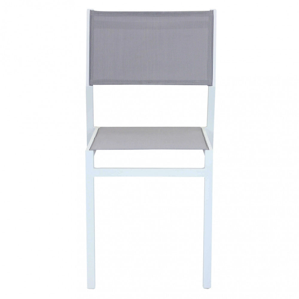 Sedia da Giardino Avana 46x57x85 h cm in Textilene Bianco