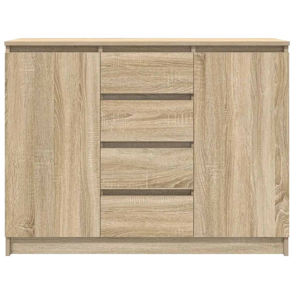 Credenza con Cassetti Rovere Sonoma 100,5x35x76cm in Truciolato 3328446