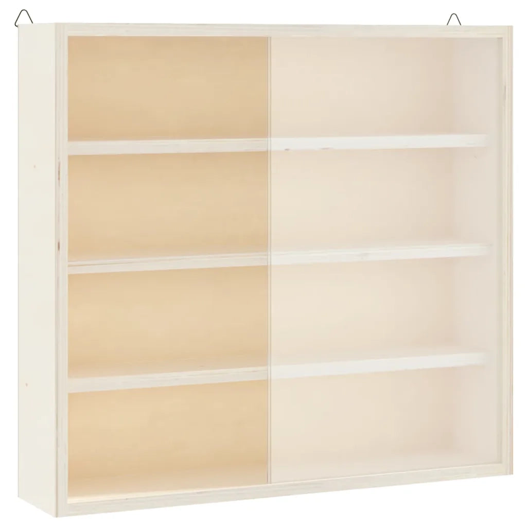 Teca da Collezione in Legno con Porte 40x8,5x37 cm 4017385