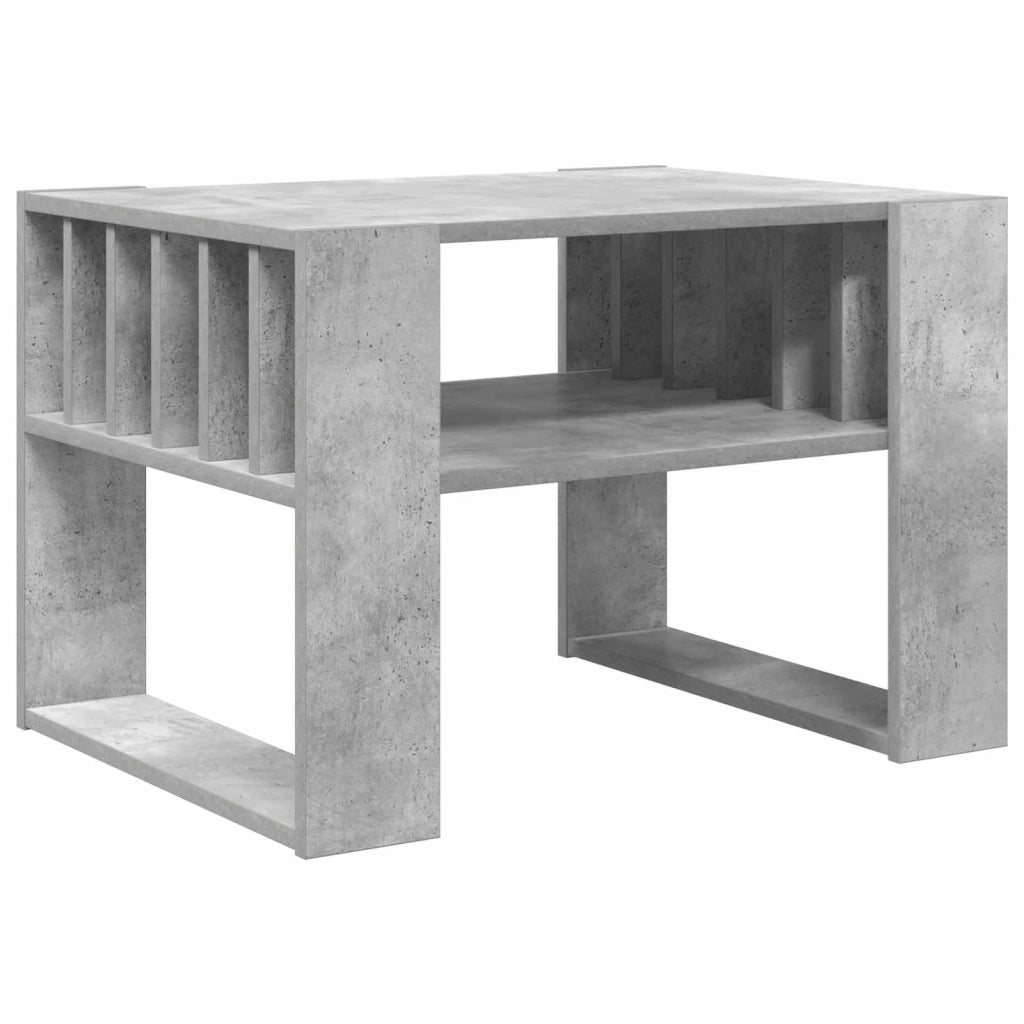 Tavolino da salotto Grigio cemento 66 x 49,5 x 45 cm 8000119