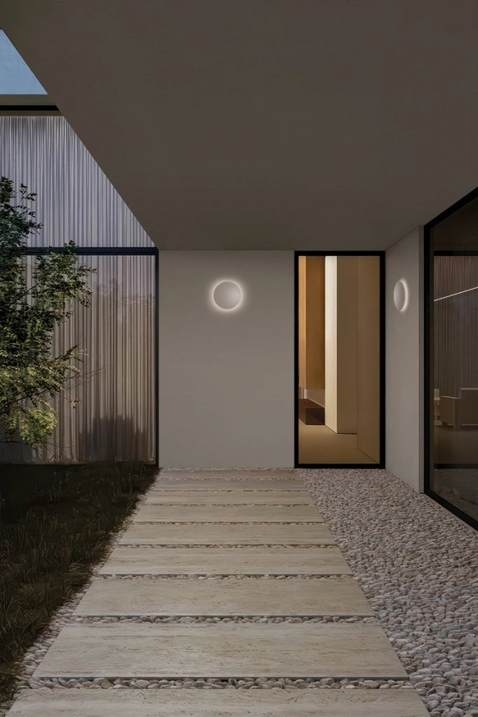 LIVIA Applique LED da esterno 10W 3000K IP65 - Struttura in alluminio pressofuso Verde, Illuminazione uniforme e resistente - Rossini Group