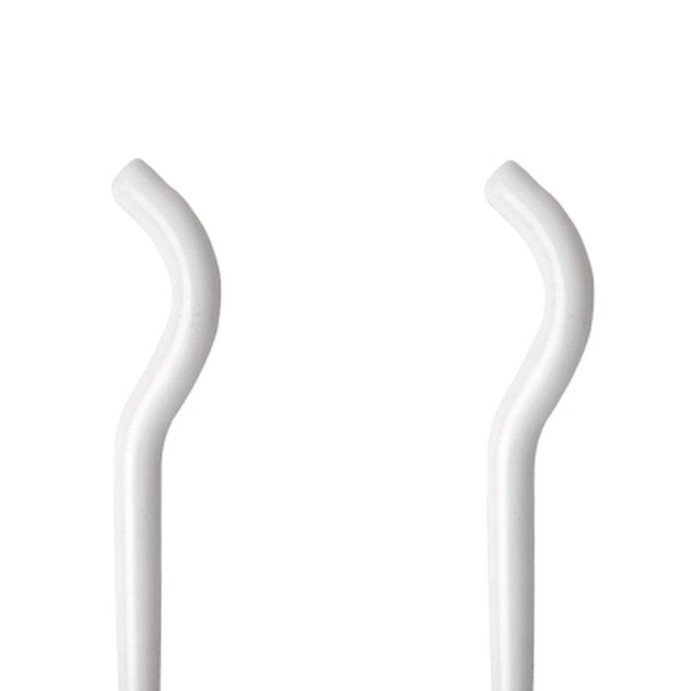Coppia mensole verniciate bianche 12