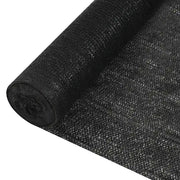 Rete per Privacy Nera 1,5x25 m in HDPE 150 g/mÂ²