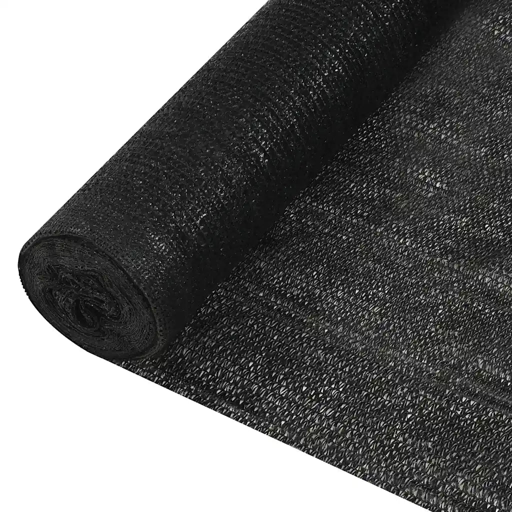 Rete per Privacy Nera 1,5x25 m in HDPE 150 g/mÂ²