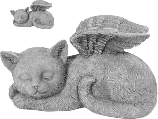 Memoriale per cani - Pietra di commemorazione esterna con ali angeliche a piume 

Modello: Angel Garden Sculpture 
Codice prodotto: 123456 
Dimensioni: 20x15x5 cm 
Materiali: Pietra naturale 
Peso: 2,5 kg