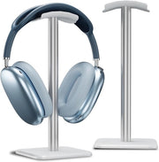 Sostegno per cuffie da testa [Base pesante e altezza superiore], supporto universale per cuffie da testa da gaming/desktop per cuffie da testa 245*100*100mm - Bianco