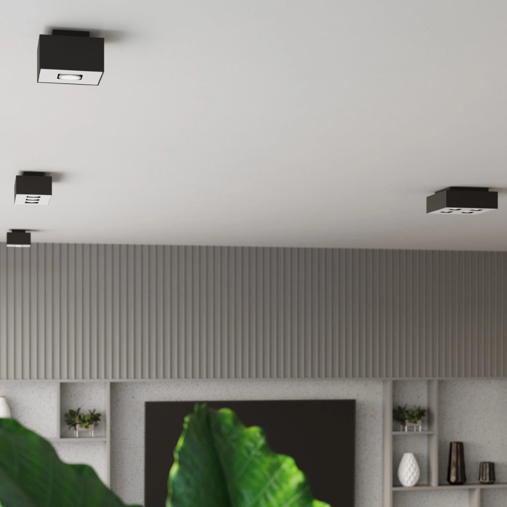 Lampada da soffitto MONO 2 nero
